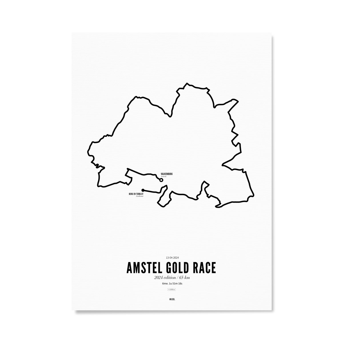 Poster of Amstel Gold Race 2024 - 65km | WIJCK.